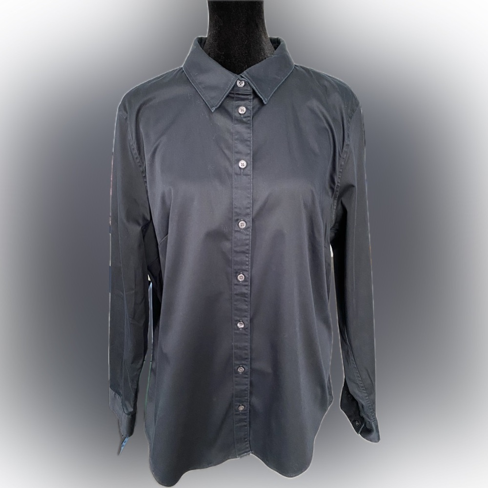 Banana Republic Non-Iron Tailored Fit Button-Up Shirt - Size 16 - EUC